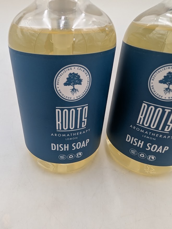 Two Roots Aromatherapy Lemon Dish Soap 10 Oz