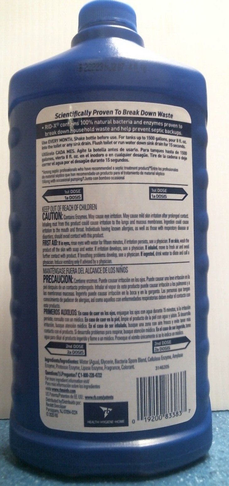 RID-X Septic System Maintenance 24 Fl. Oz. (83383) FS