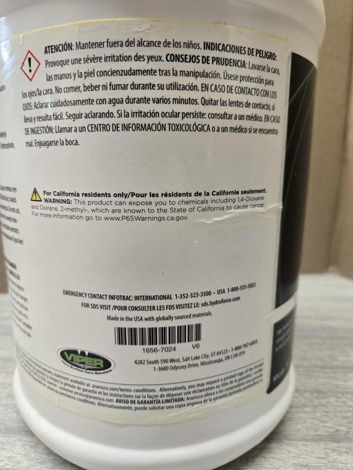 Viper Venom II Tile & Grout Cleaner- 1 Gallon Jug