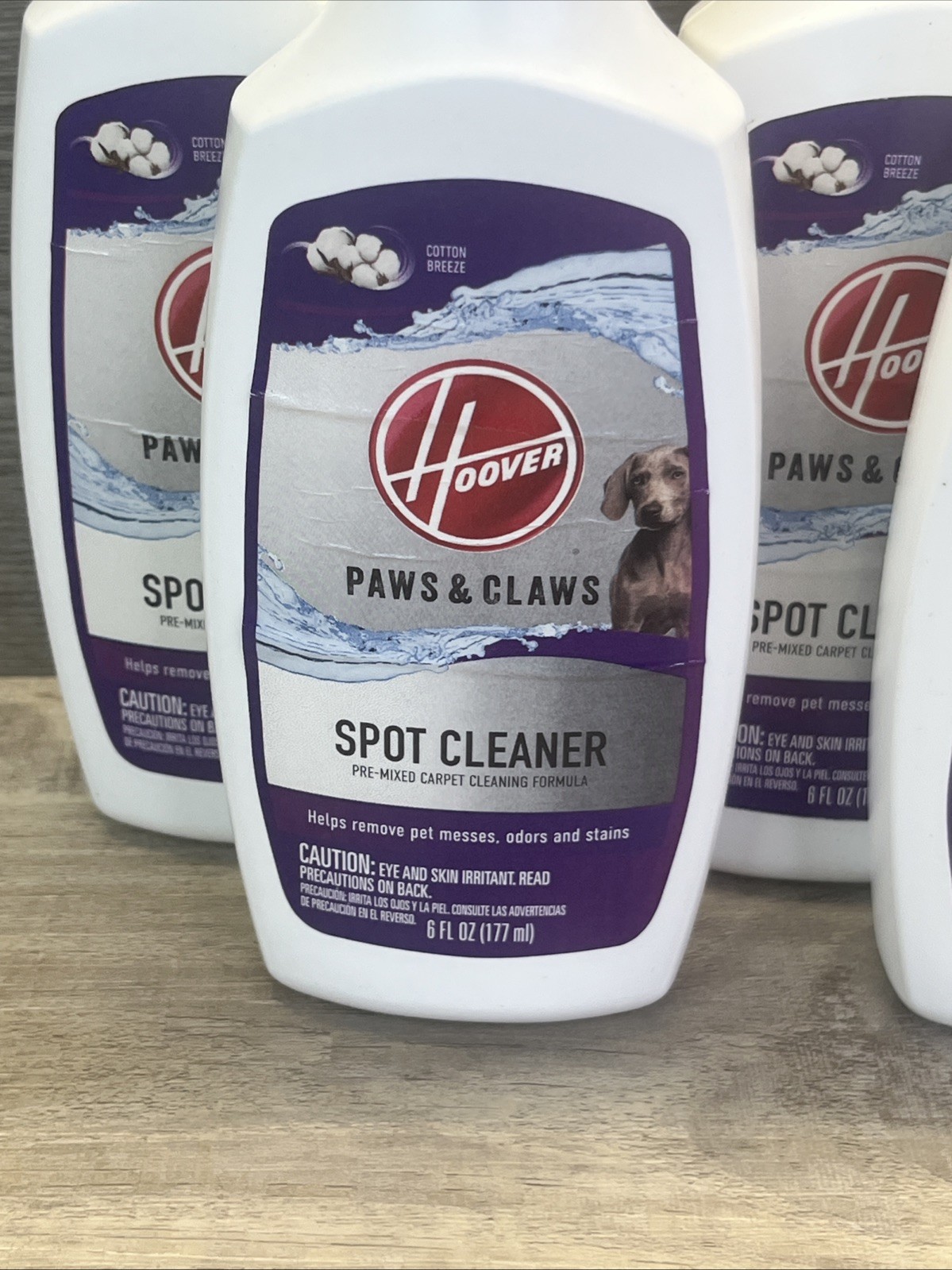 Hoover Paws & Claws Spot Cleaner Carpet Cleaning Formula 6 oz New Lot Of 6