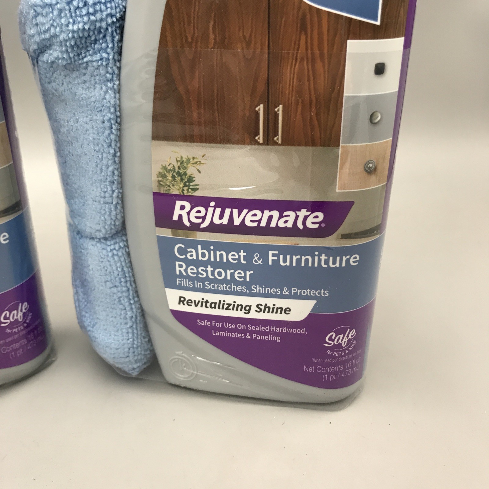 2 Pack Rejuvenate Cabinet And Furniture Restorer 16floz Each New