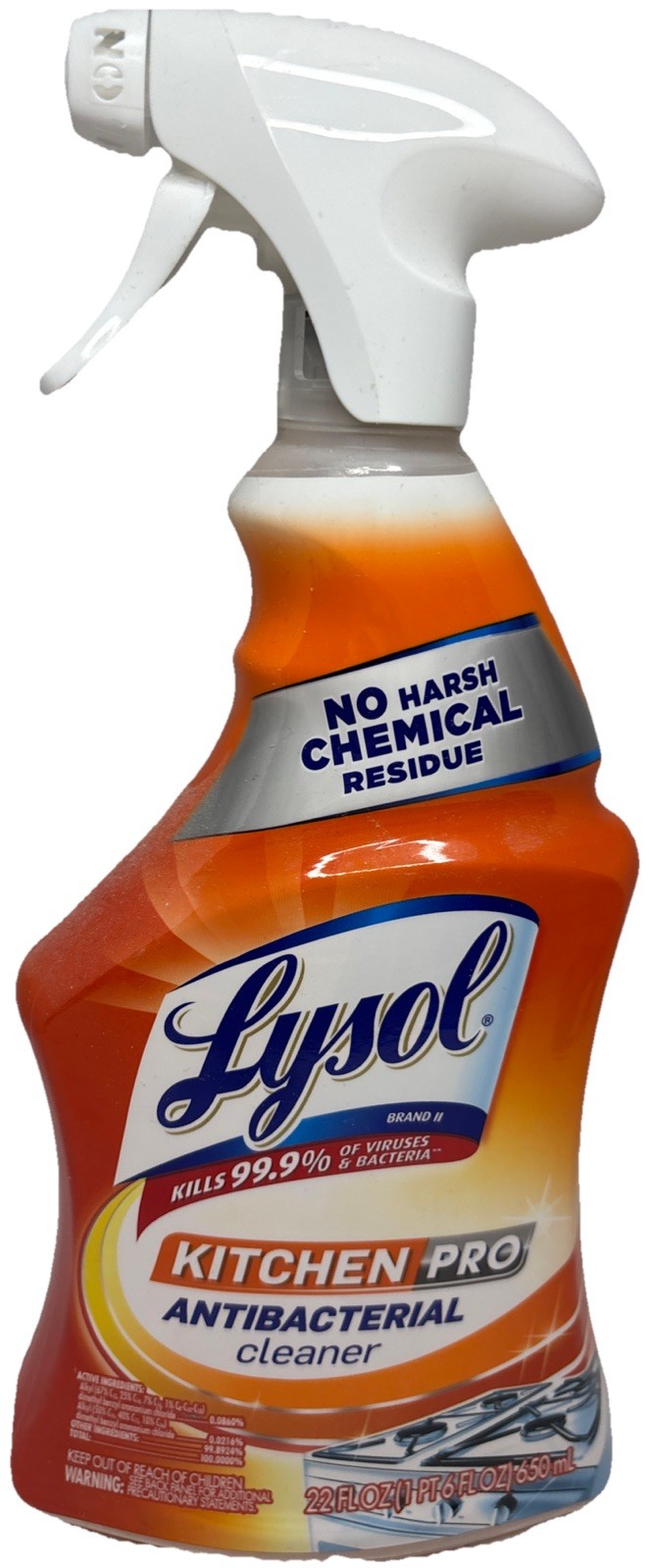LysolPro Kitchen Spray Cleaner and Degreaser—All Purpose Clean—22 oz—24 HR SHIP—