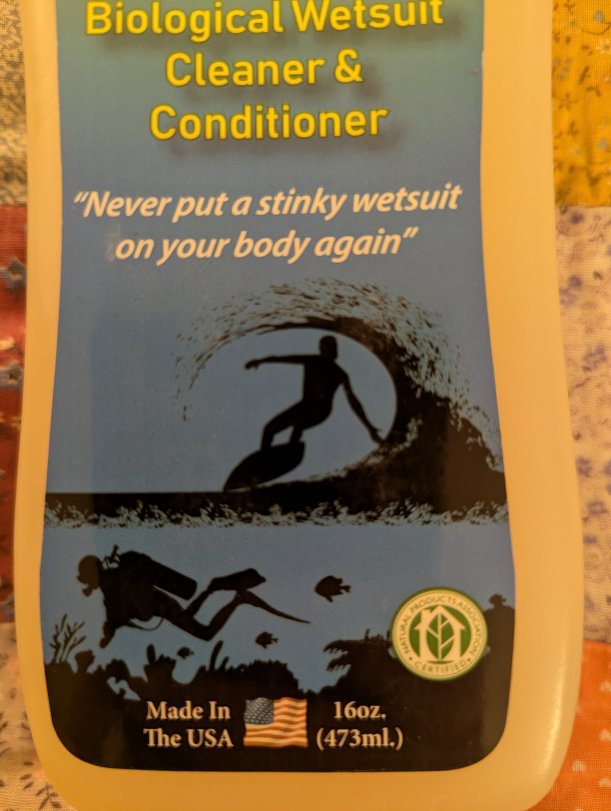Pau Pilau Biological Wetsuit Cleaner & Conditioner 16oz NEW Eco-Friendly Surf