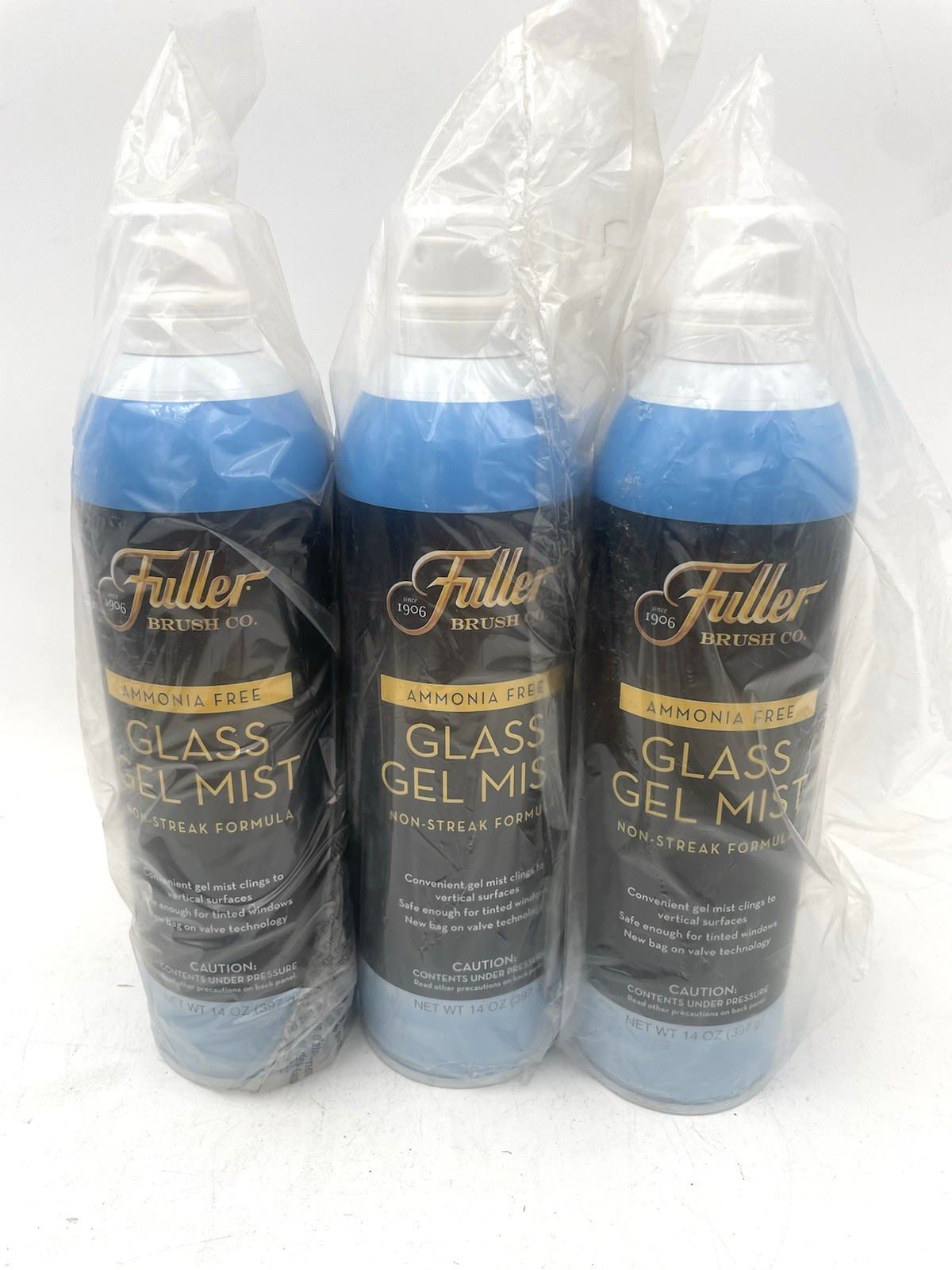 Fuller Brush Glass Gel Mist Cleaner for Windows Mirror Streak Free Shine No Drip