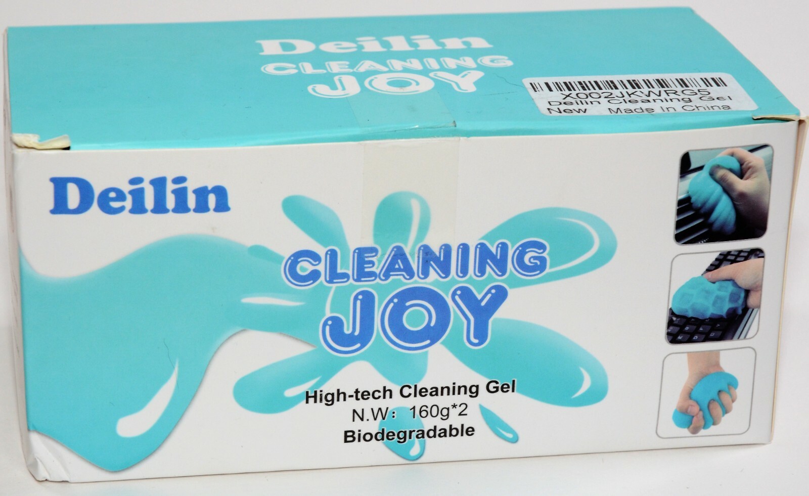 Deilin 2 Pack Cleaning Gel Kit – 5.6 oz./160G – Blue