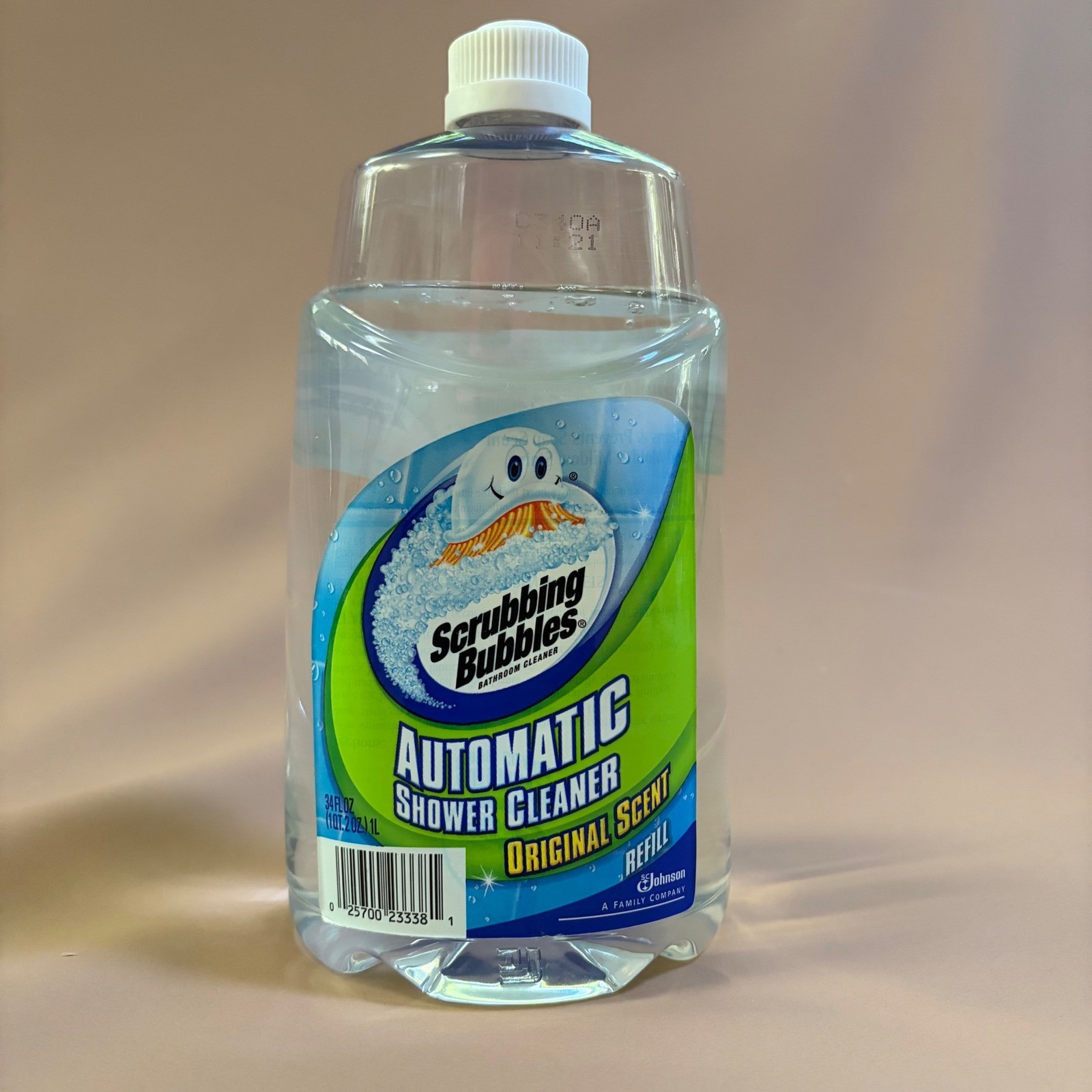 Scrubbing Bubbles Automatic Shower Cleaner Original Scent Refill 34oz 1L 233381