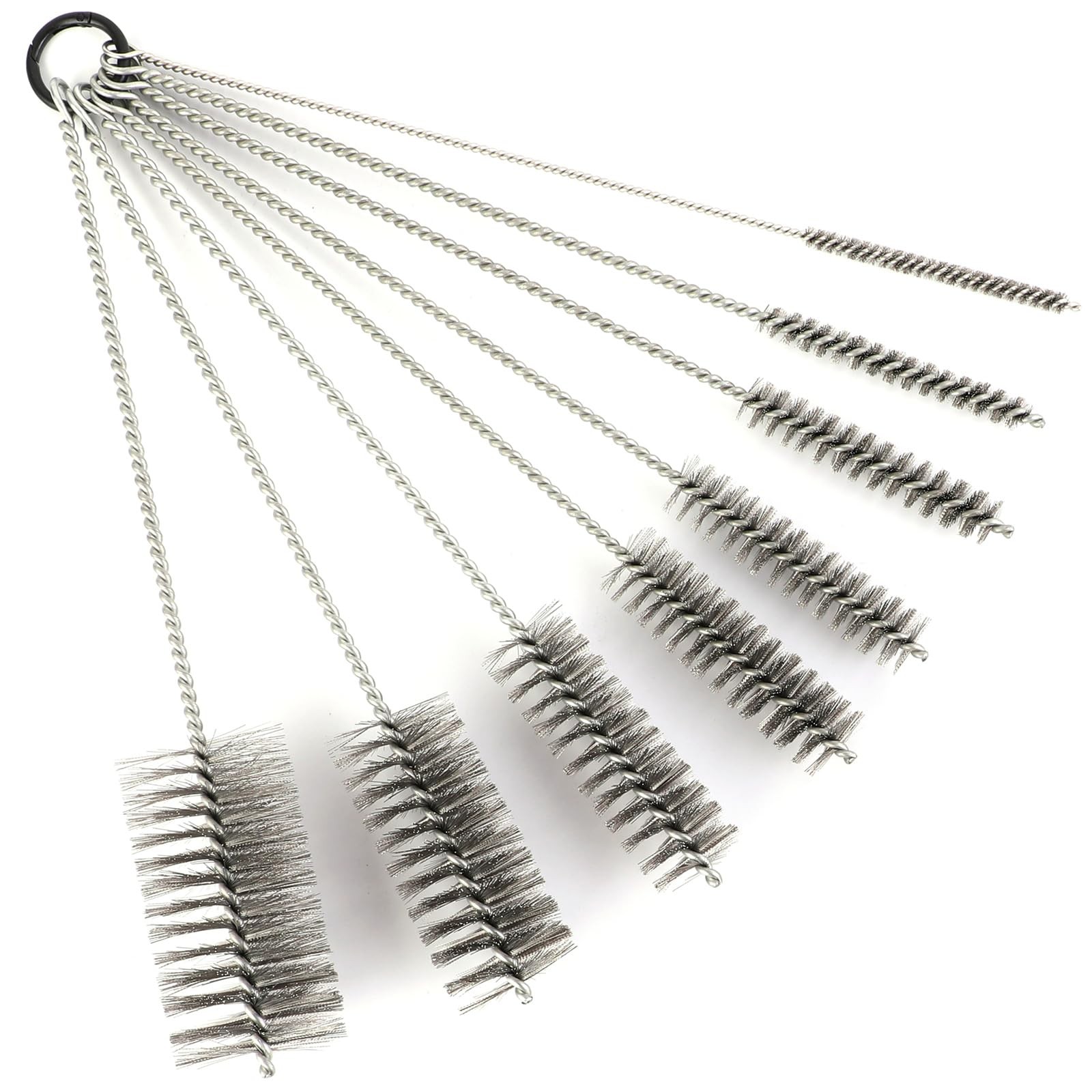 Cepillo de limpieza de tuberías de 12 pulgadas con cerdas de acero inoxidable
