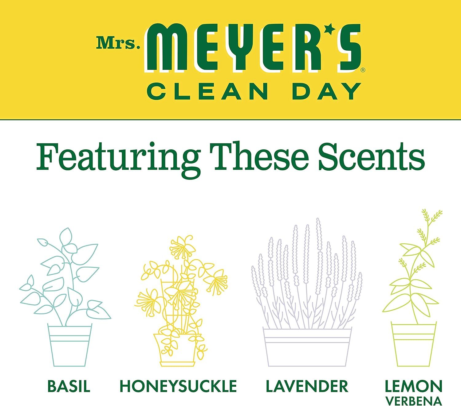 Mrs. Meyer’s Clean Day Multi-Surface Everyday Cleaner, Cruelty Free Formula,