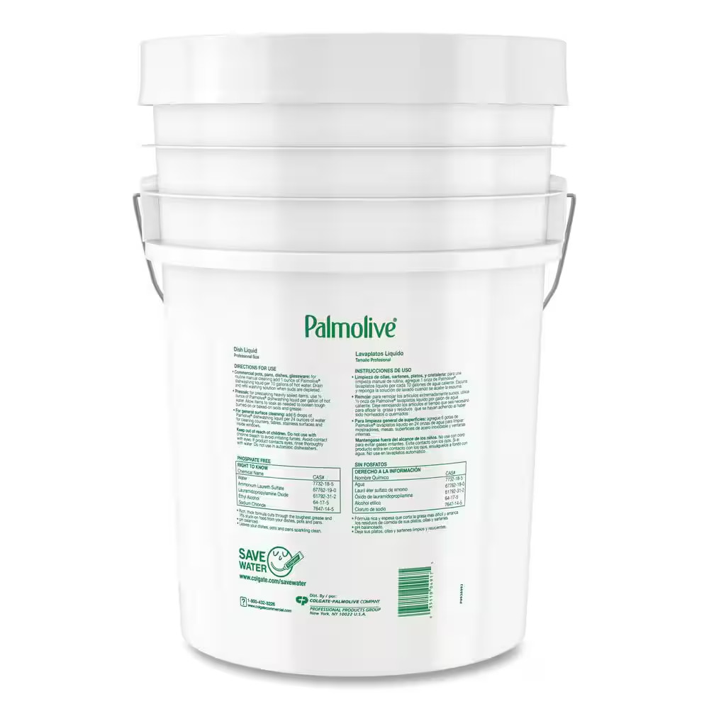 Palmolive 5 Gal Pail Professional Dishwashing Dish Liquid – Original (1/Ct) New