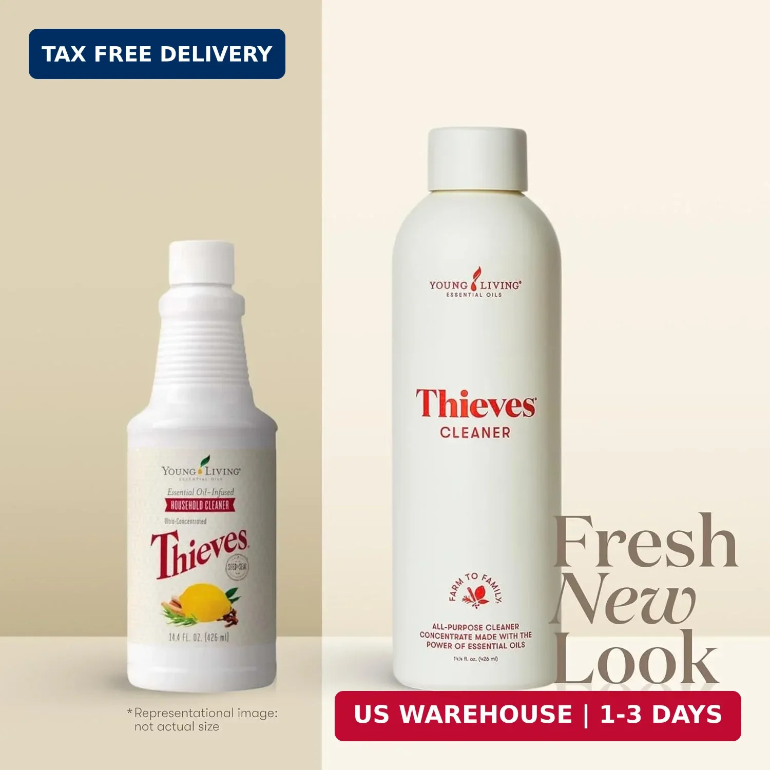 Thieves Household Cleaner | 14.4 oz | Plant-Based Multi-Surface Solution Infused