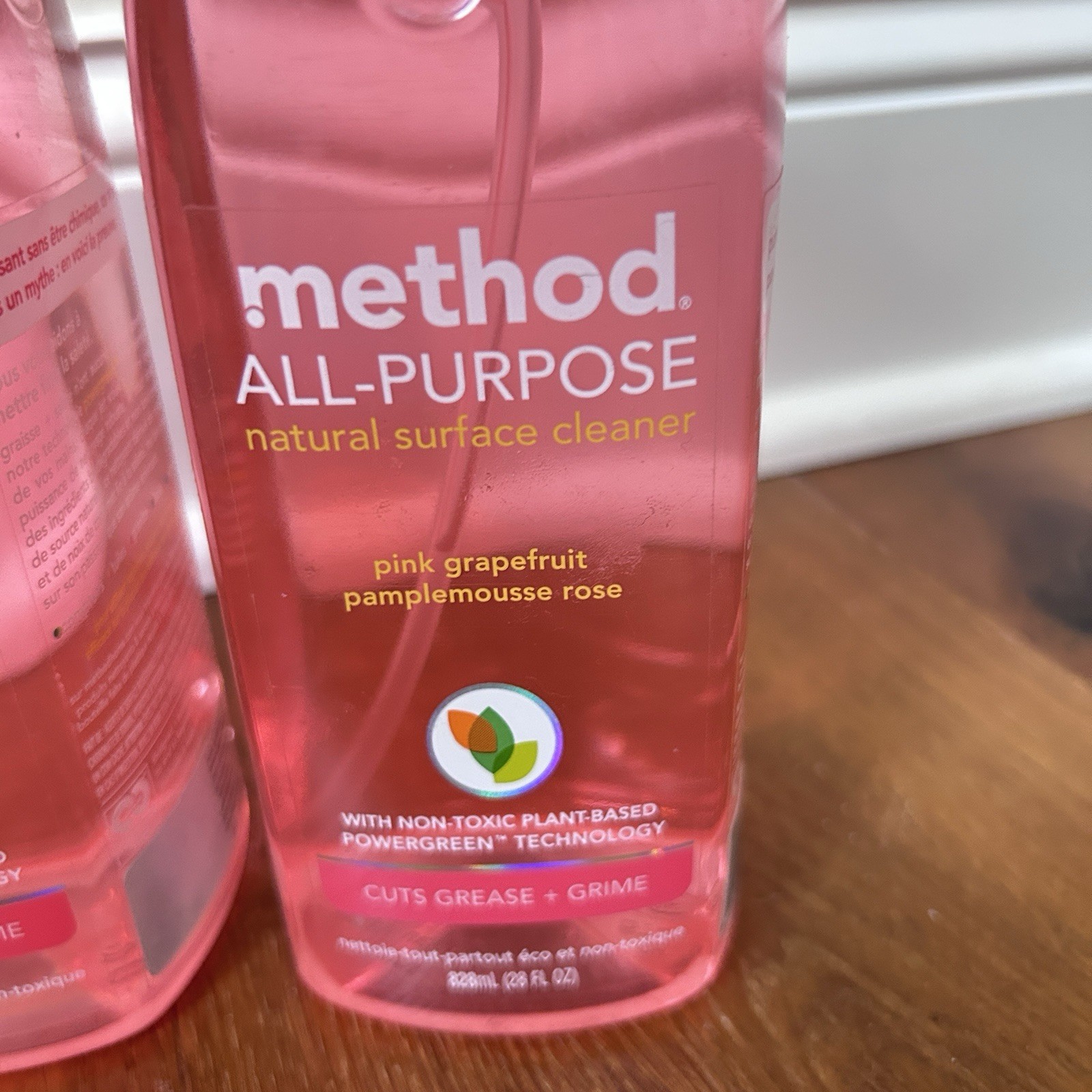 2 pack Method All-Purpose Cleaner Pink Grapefruit 28 Oz Ea non Toxic Plant Based
