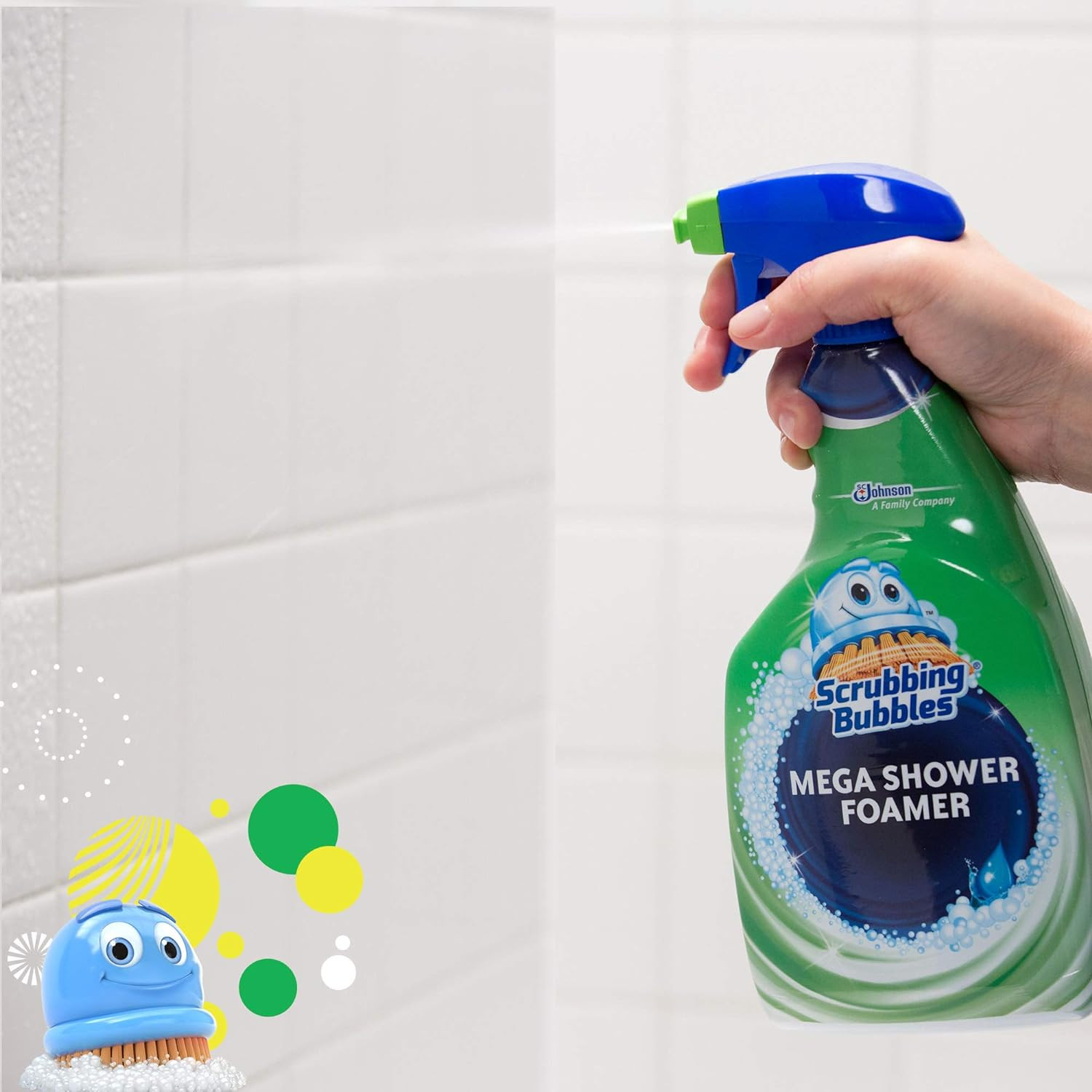 Scrubbing Bubbles Bathroom Shower Cleaner Spray 32oz Rainshower