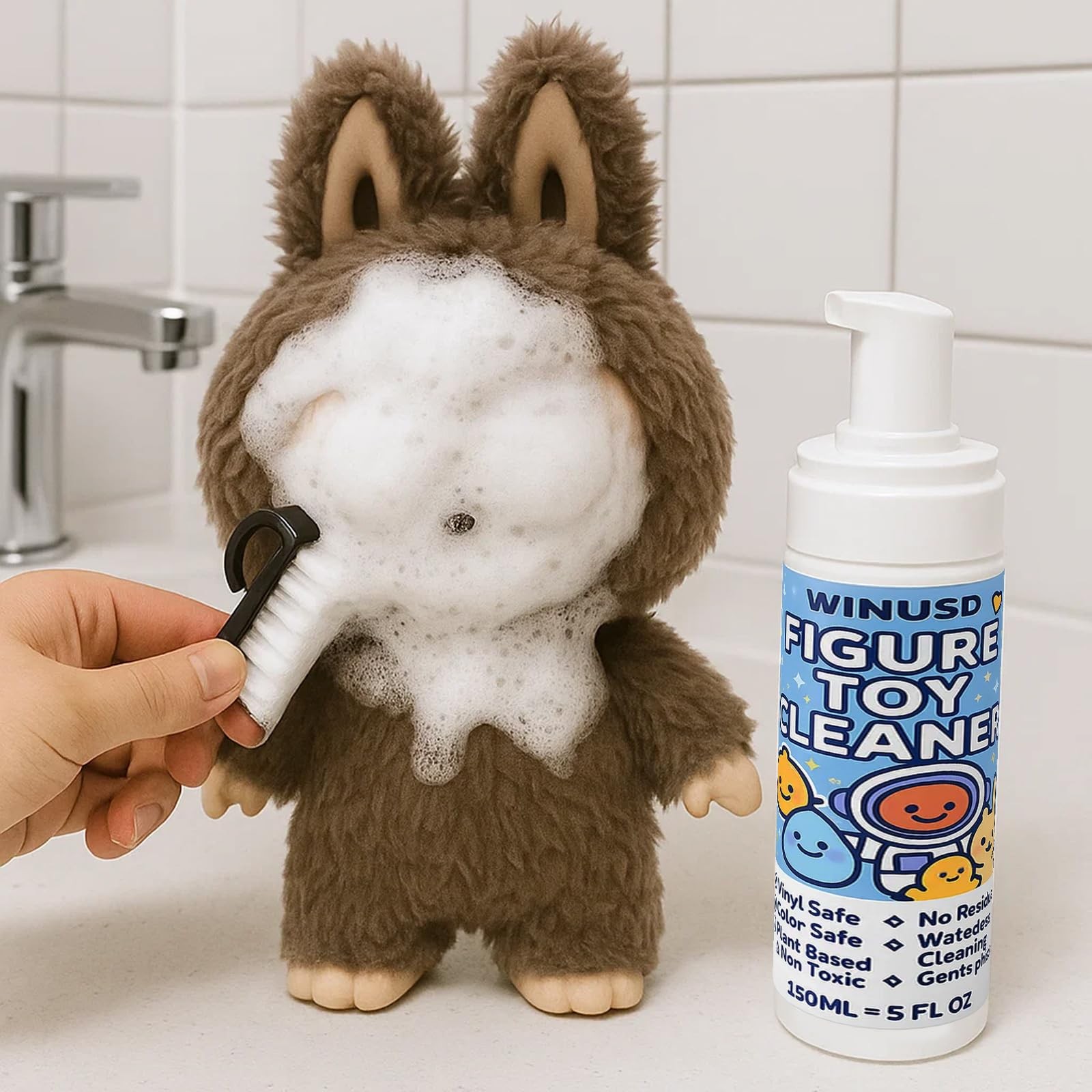 Figure & Plush Toy Cleaner – 5oz Foam Spray for Stuffed Animals & Soft Dolls …