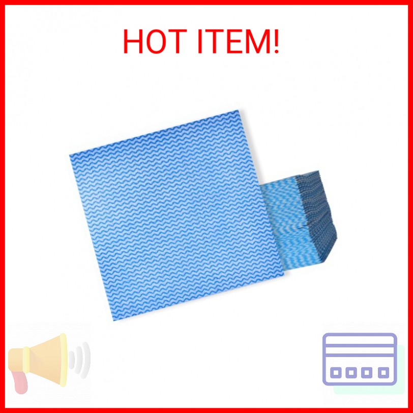porffitoy Disposable Dish Cloths Disposable Cleaning Towels 50 Pack Heavy Duty R