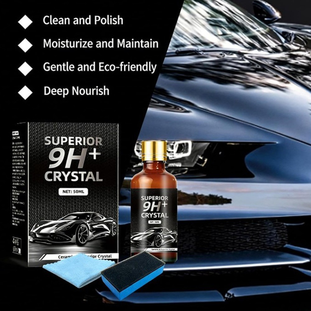 50ML Ceramic Car Coating Agent Kit – PTZ Crystal Serum, Advanced Ceramic Coating