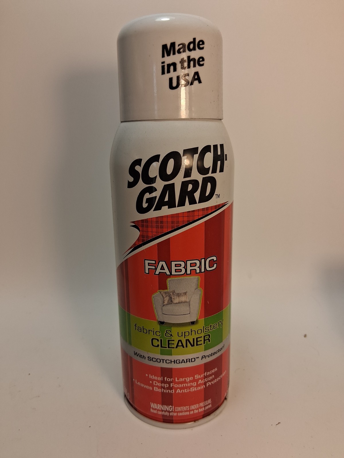 3M Fabric Upholstery Cleaner Protector Scotch Gard 14oz Can 2011 USA