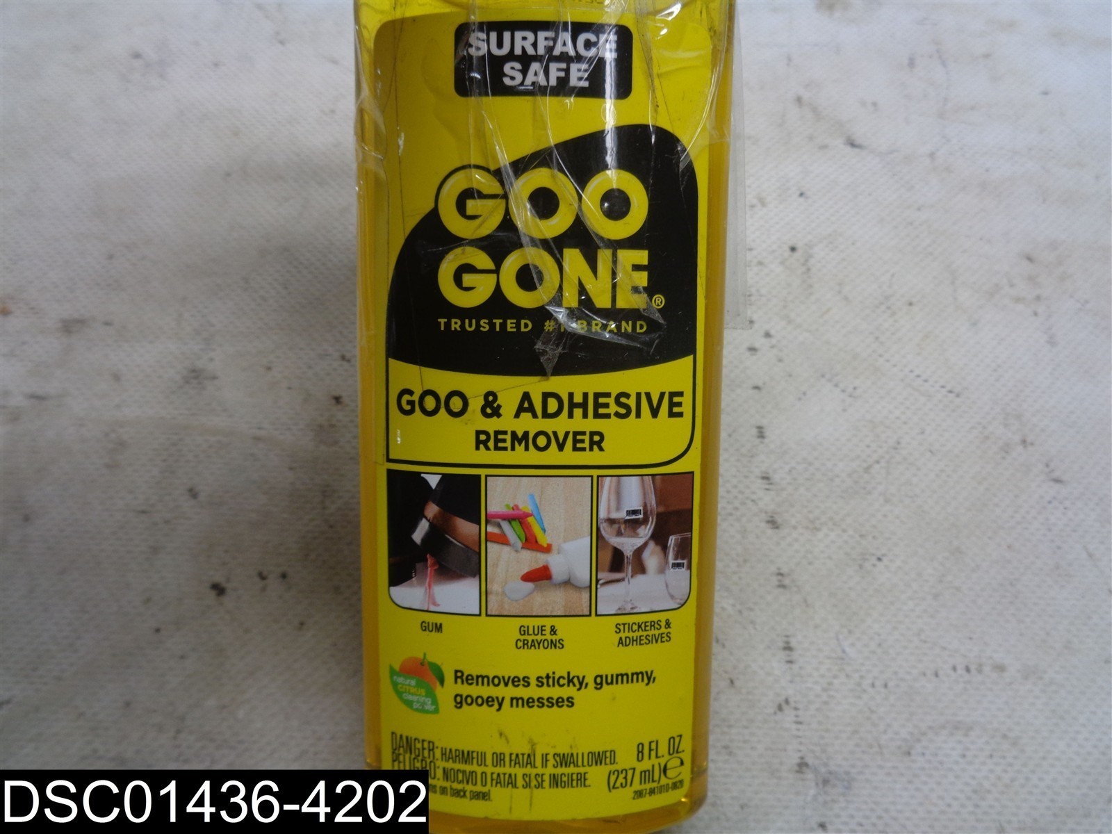 8 FL OZ Goo Gone Goo & Adhesive Remover 070048771125