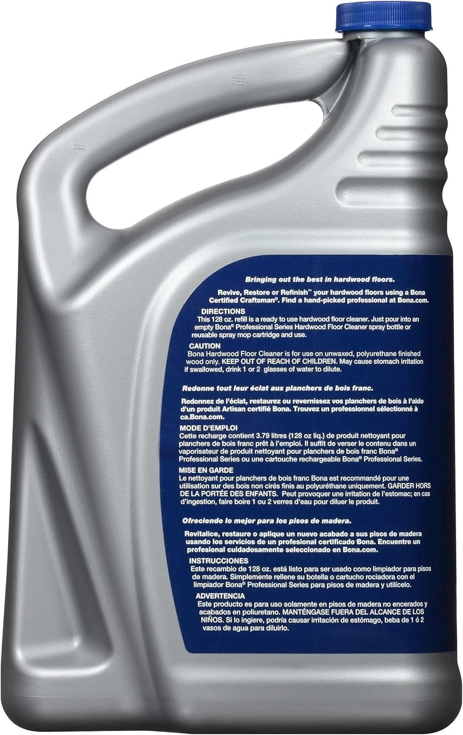 Bona Professional Hardwood Floor Cleaner Refill 128oz New Sealed