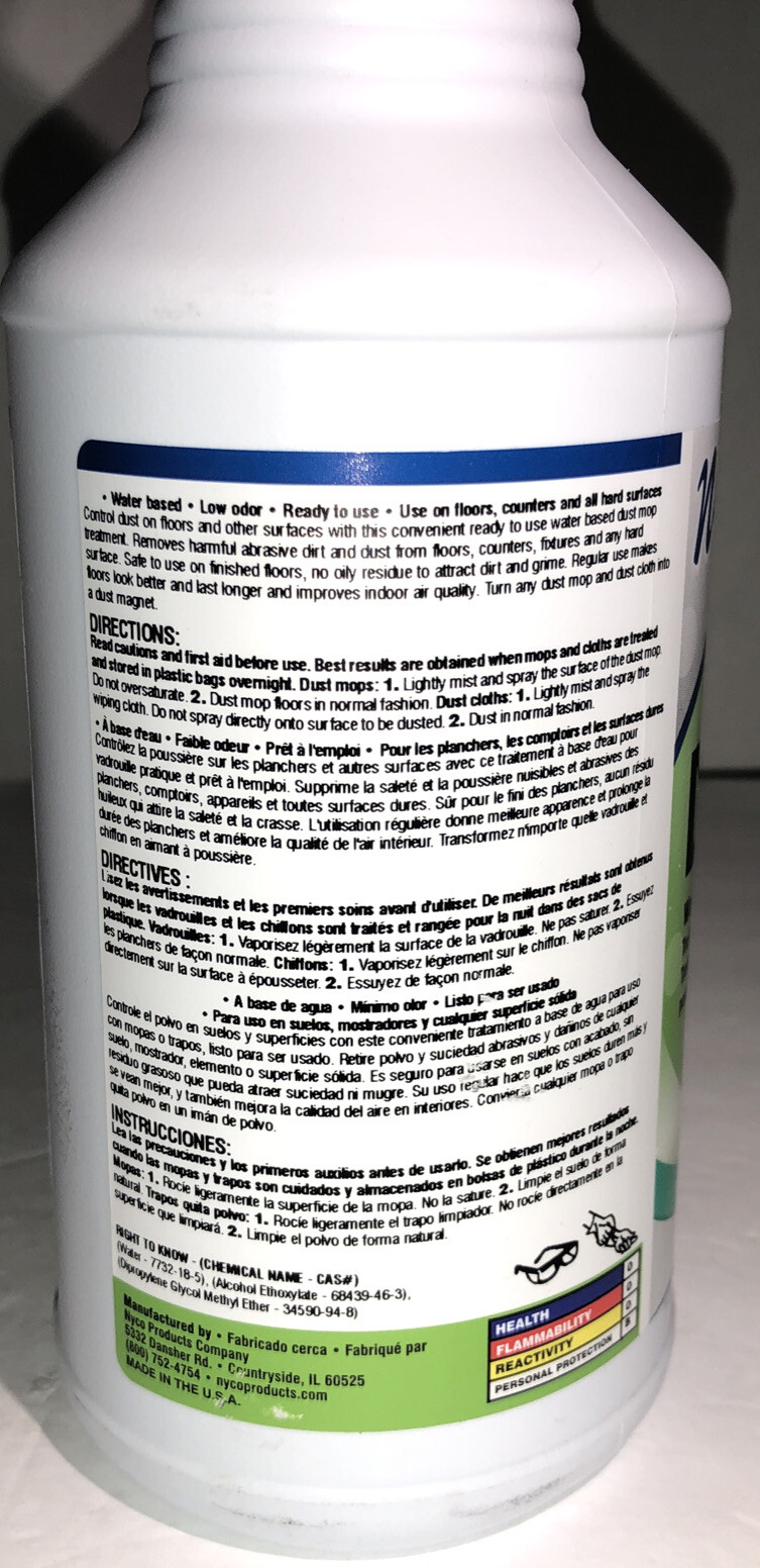 Dust Mop Treatment Professional Strength By Nyco,1ea 32oz Btl-SHIPS SAME BUS DAY