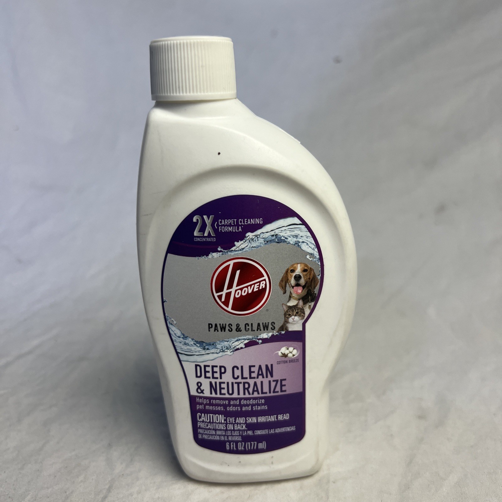 GENUINE Hoover Paws and Claws Deep Clean & Neutralize Cleaning Formula 6oz