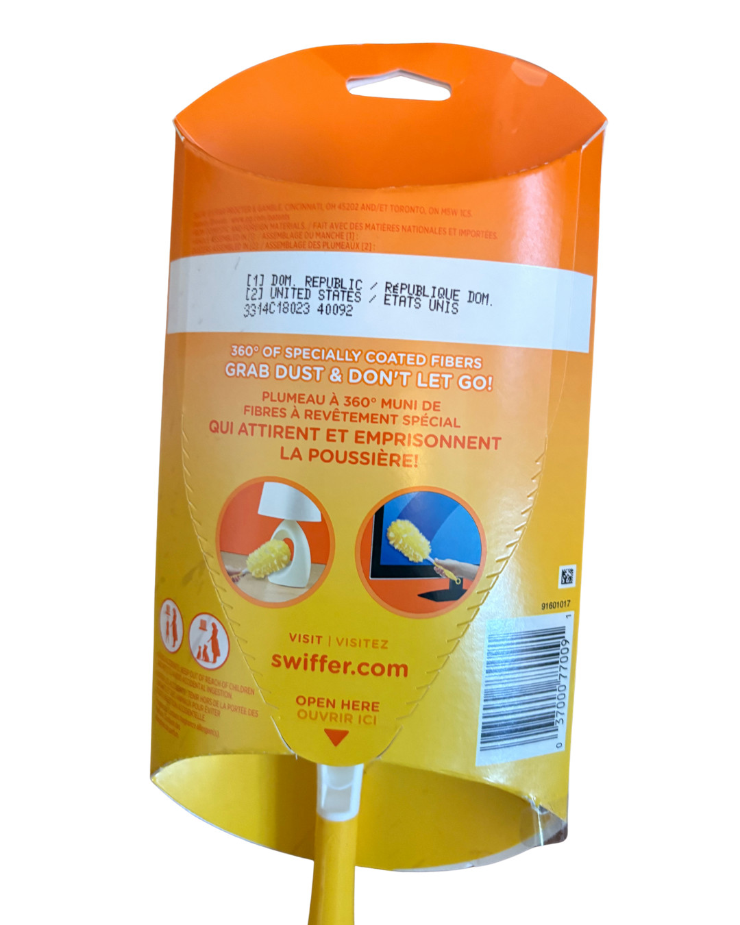 Swiffer HEAVY DUTY PET & More 360° Dusting Kit : 1 Handle 2 Dusters w Febreze