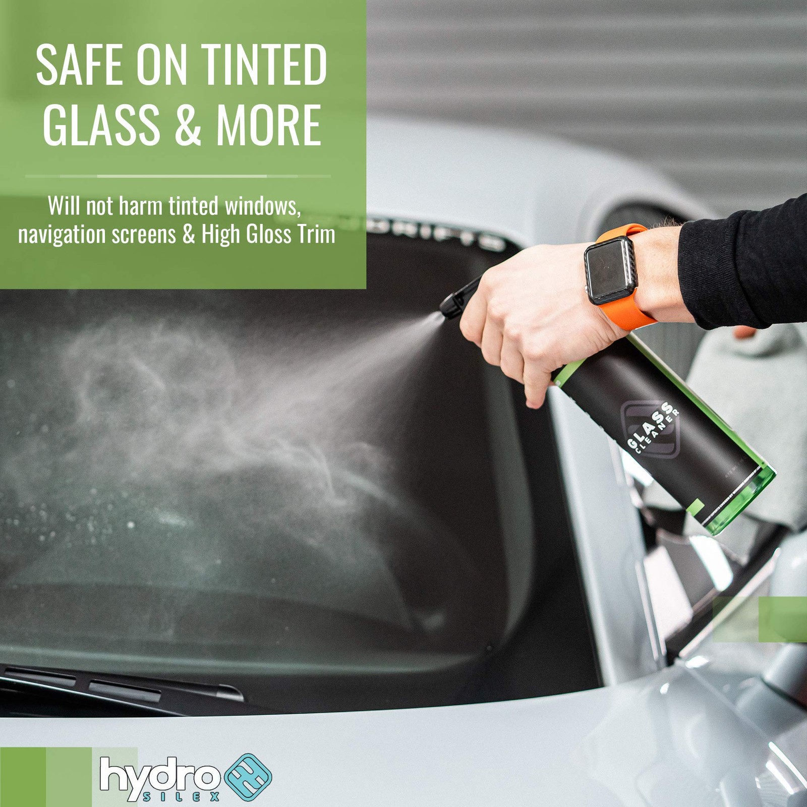 Glass Cleaner (16oz) | SiO2 Infused Ceramic Glass Cleaner for Auto Glass & Wi…