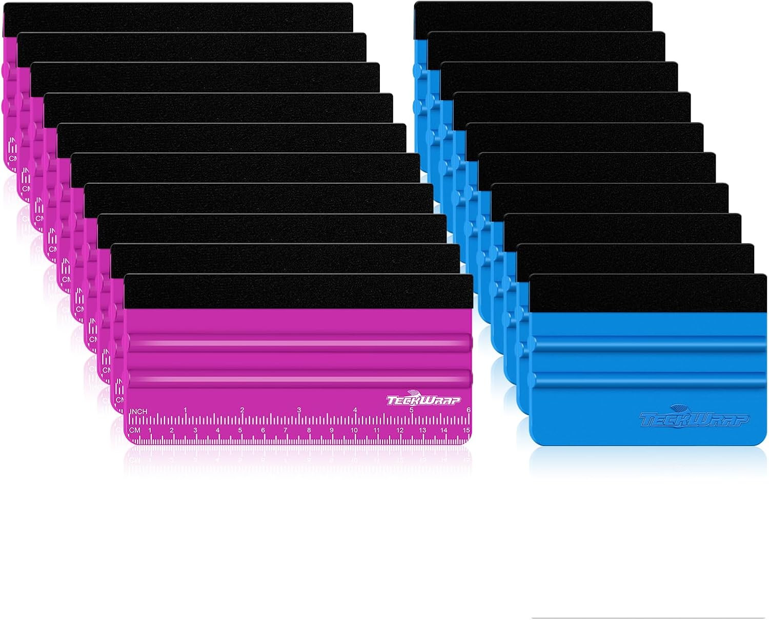 Professional Squeegee for Vinyl, 20 PCS Plastic Felt Squeegee Tool Decals Inkjet