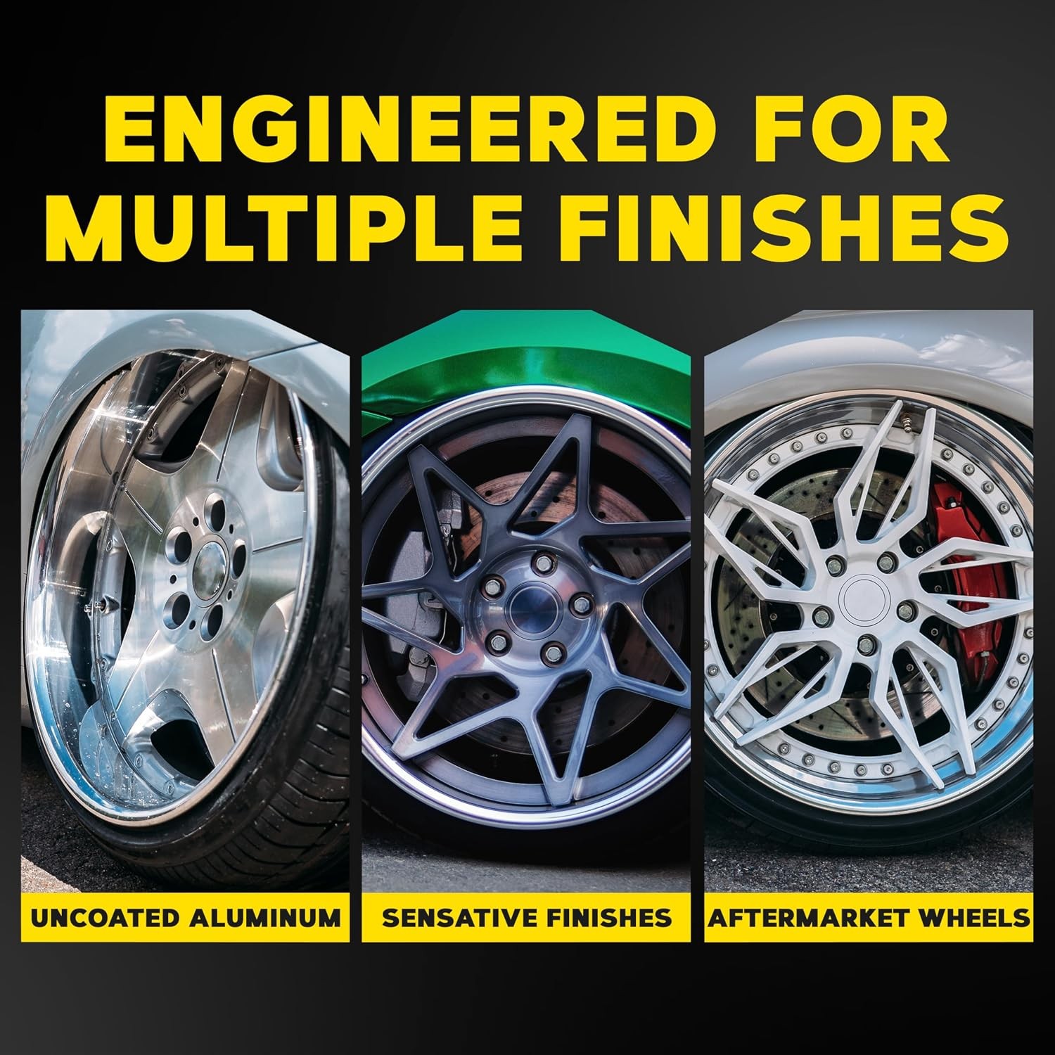 Meguiars Hot Rims Aluminum Wheel Cleaner Spray Deep Foaming Rim Cleaner