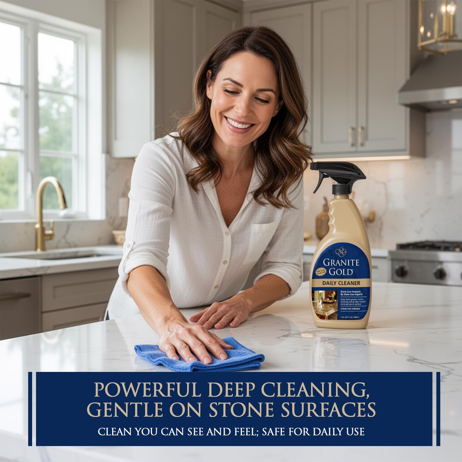 Granite Gold Daily Cleaner for Granite, 32 Fl Oz (Pack of 1), 32 Fluid Ounces