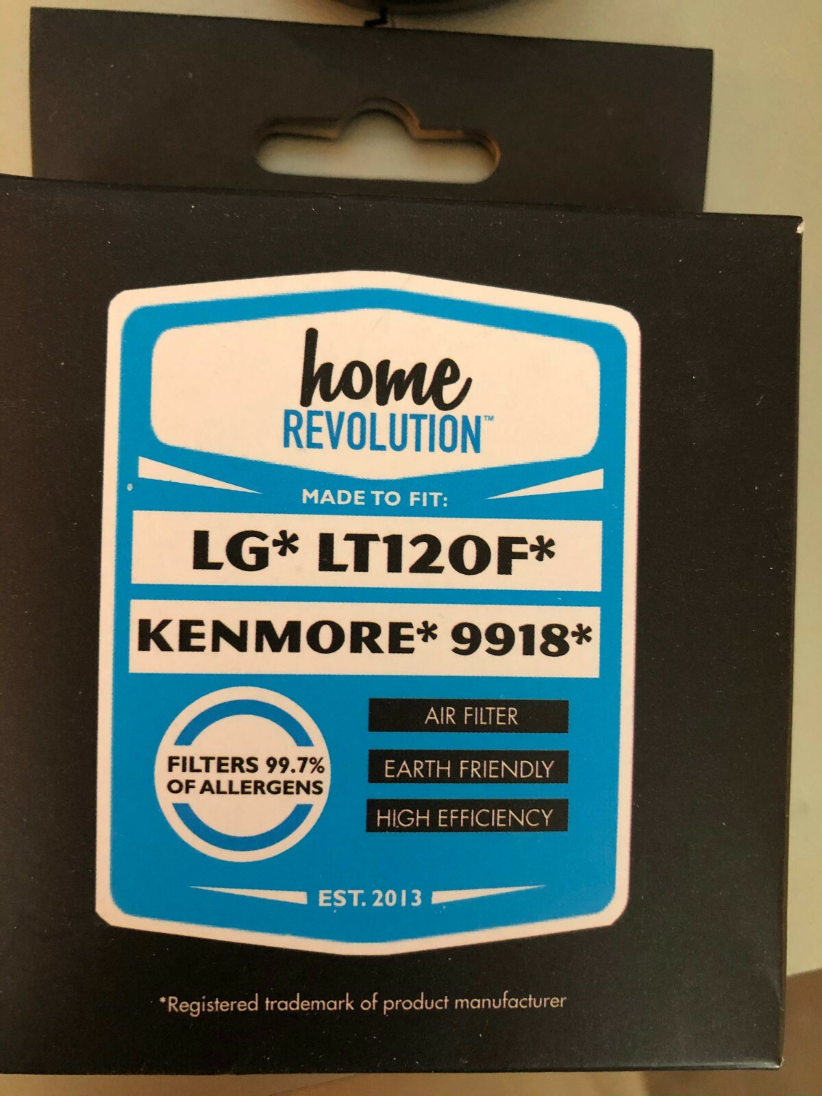 Home Revolution LG #LT120F or Kenmore #9918 Refrigerator Air Filter (3)