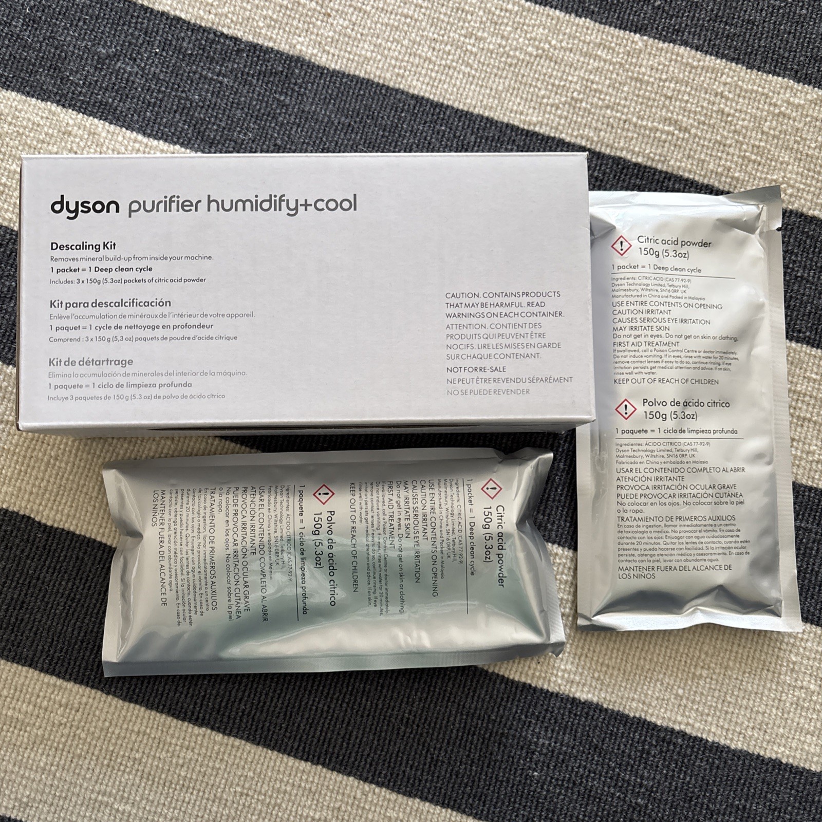 Dyson Purifier Humidify + Cool Cleaning and Descaling Kit. 2 Pack