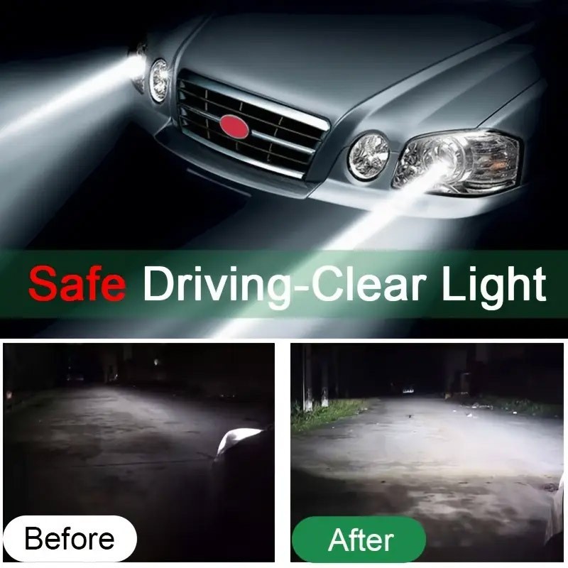 Car Headlight Restoration Kit 300ml – Oxidation Remover, Polish & Clear Lens Rep