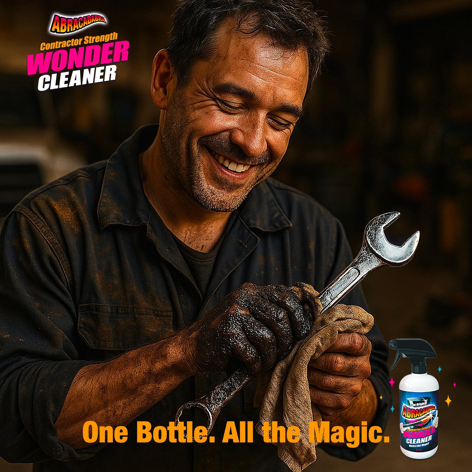 ® Contractor Strength Wonder Cleaner – As Seen on TV – 16 fl oz – Gunk & Buil…