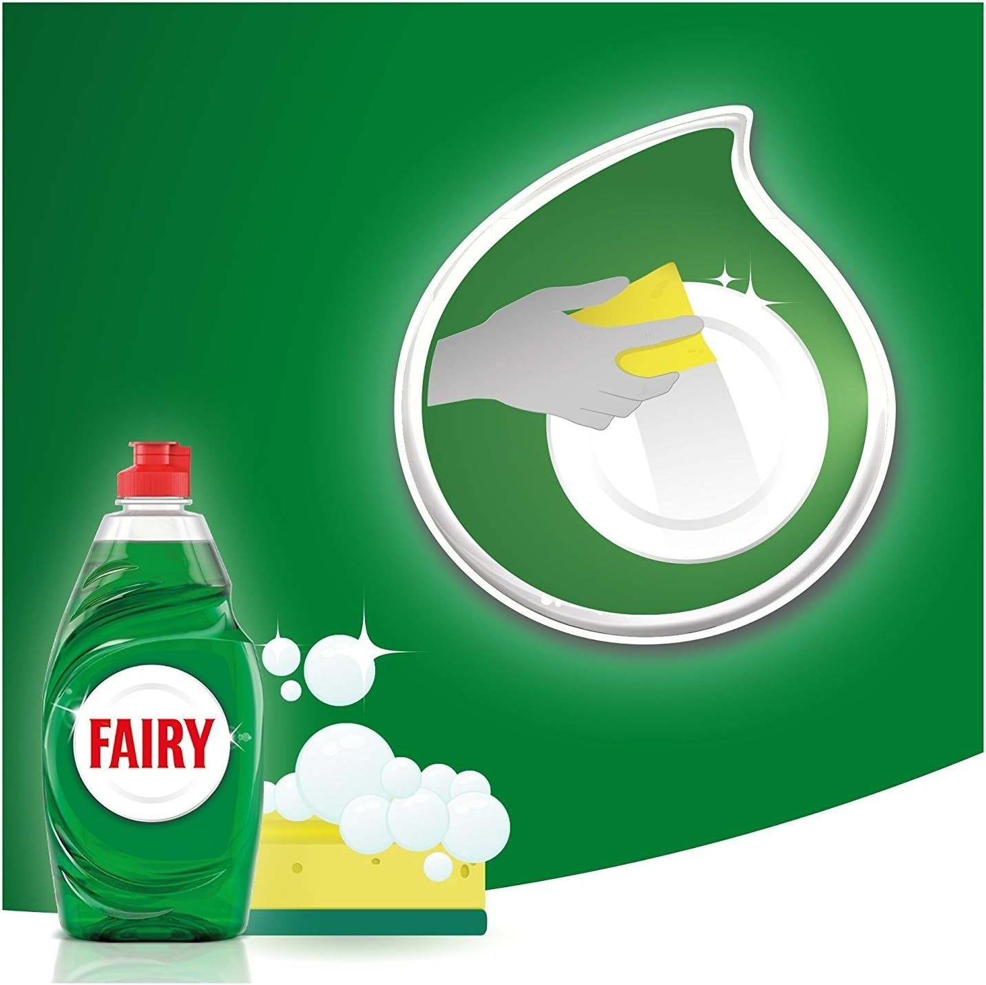 Fairy Original Washing Up Liquid Green 320ml