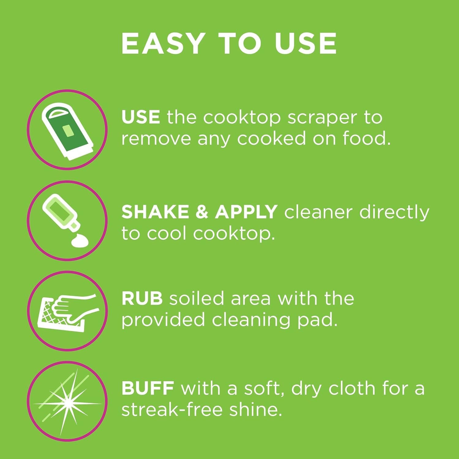 Affresh® Cooktop Cleaning Kit with Cleaner, Pads & Scraper for Streak-Free Shine