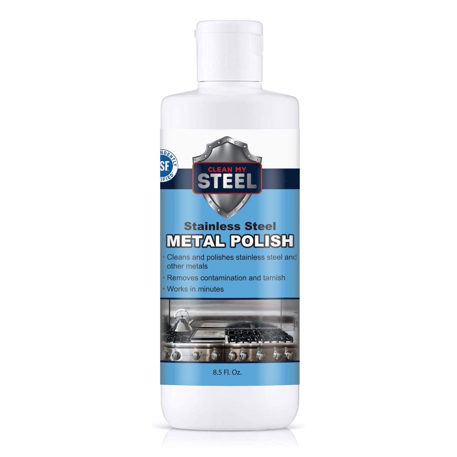 Stainless Steel Cleaner & Polish – 8.5oz Heavy-Duty Shine & Protection