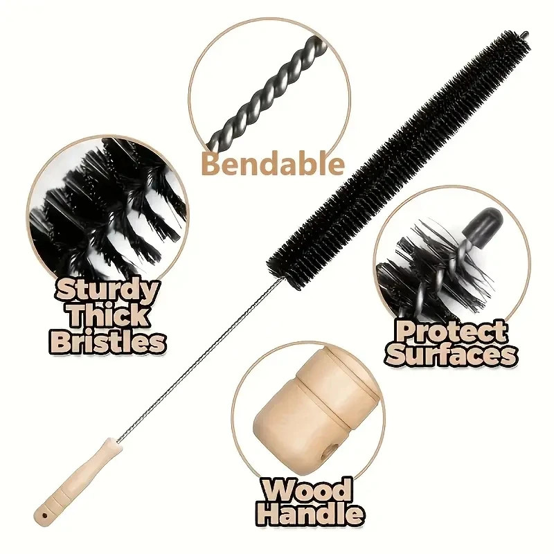 1 pc Dryer Vent Cleaner Brush Flexible Lint Cleaning Tool Kit