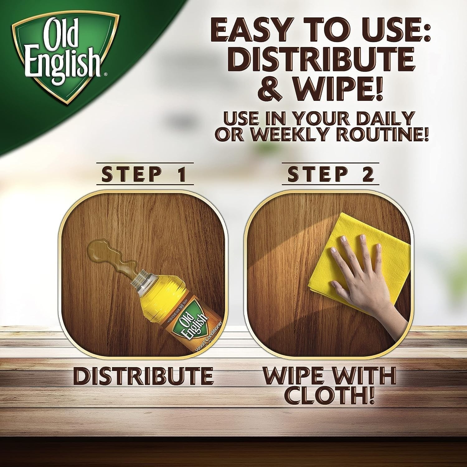 Old English Conditioner and Cleaner Lemon Wood Furniture Polish 16 Fl Oz