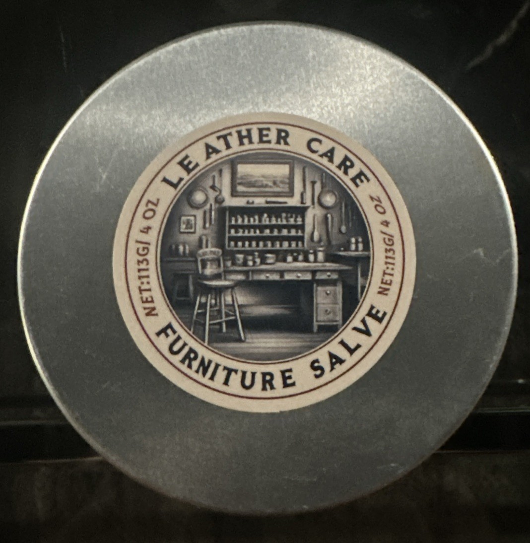Jakehoe Leather Care Furniture Salve 4oz, Leather Bags, Furniture, Car Seats Etc