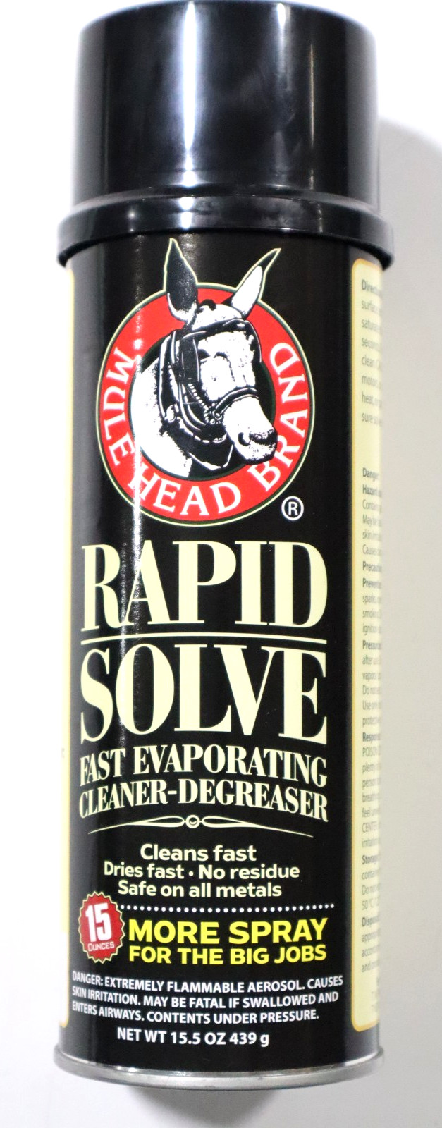 RAPID SOLVE, 15.5 oz RAPID SOLVE FAST EVAPORATING CLEANER-DEGREASER RS-24