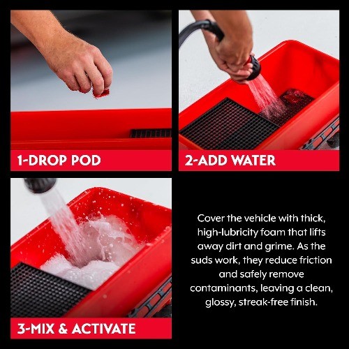 Super-Concentrated Car Wash Pods 18pc – Easy to Use PH Neutral Concentrated Pod