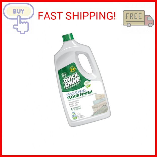 Quick Shine Multi Surface Floor Finish 64oz | Cleaner & Polish to use on Hardwoo