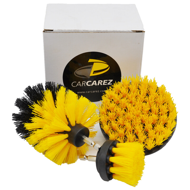 Drill Brush Set Power Scrubber Drill Attachments For Carpet Tile Grout Cleaning