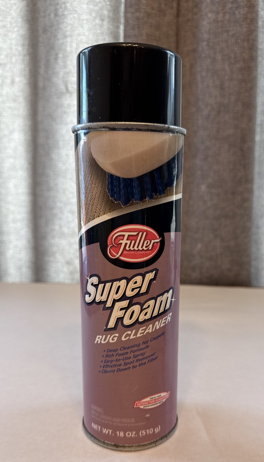 Vintage Fuller Super Foam Rug Cleaner NEW Spray Can Carpet Spray