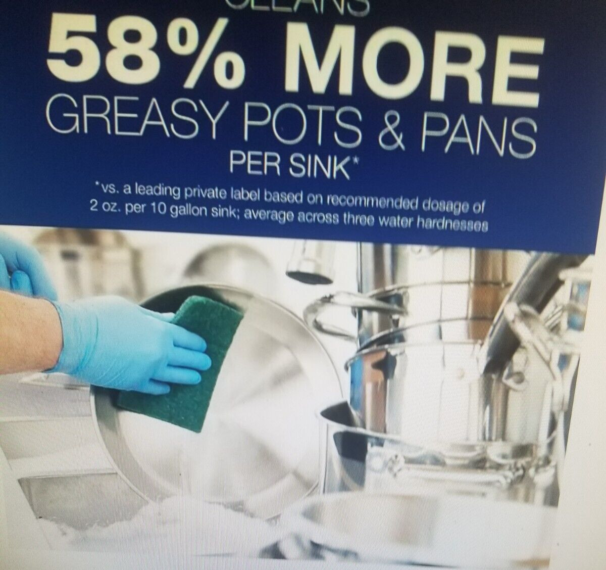 (ONE) FOOD SERVICE DAWN DISH WASHING LIQUID, POTS & PANS, ORIGINAL, GALLON SIZE