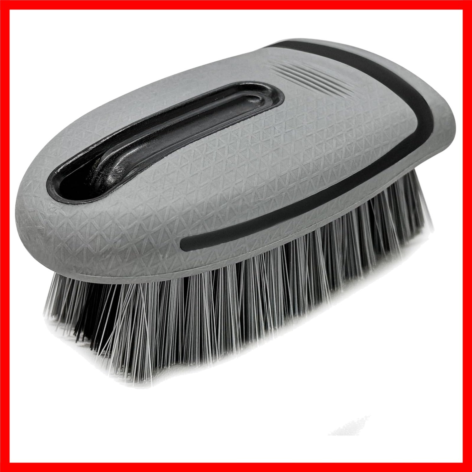 Carpet and Upholstery Cleaning Brush, Stiff Bristle Detailing Scrubber for Car I