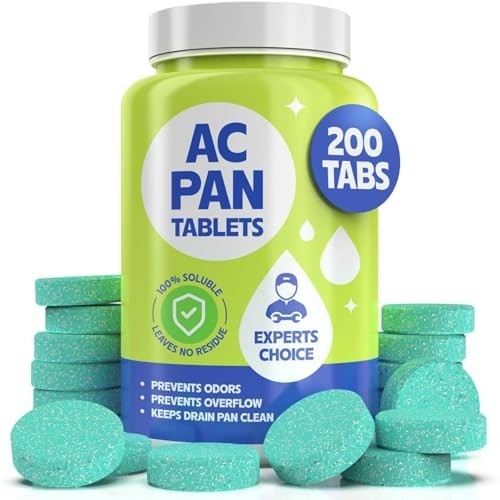 HVAC Drain Line Cleaner Tablets – Prevent Odors, Clean Drain Pan, Prevent Overfl