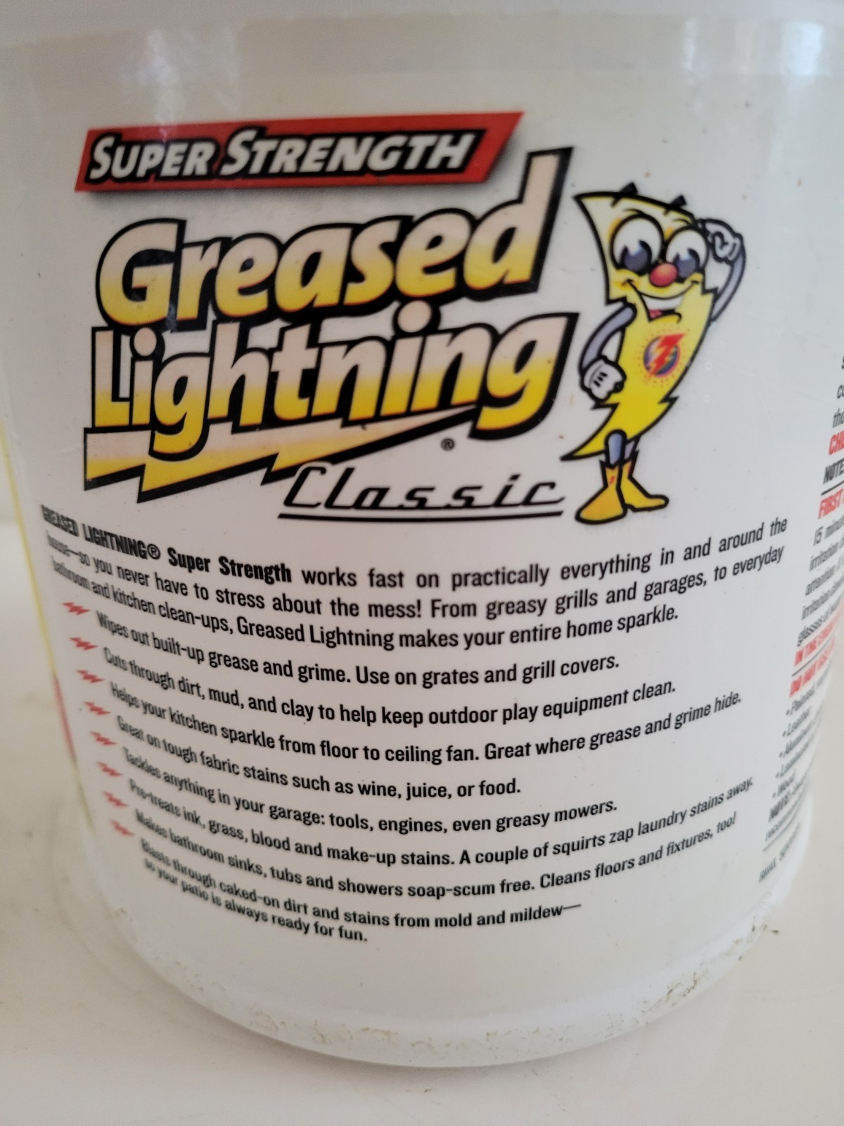 Home Care Greased Lightning Classic Cleaner & Degreaser 1 Gallon Liquid Remover.
