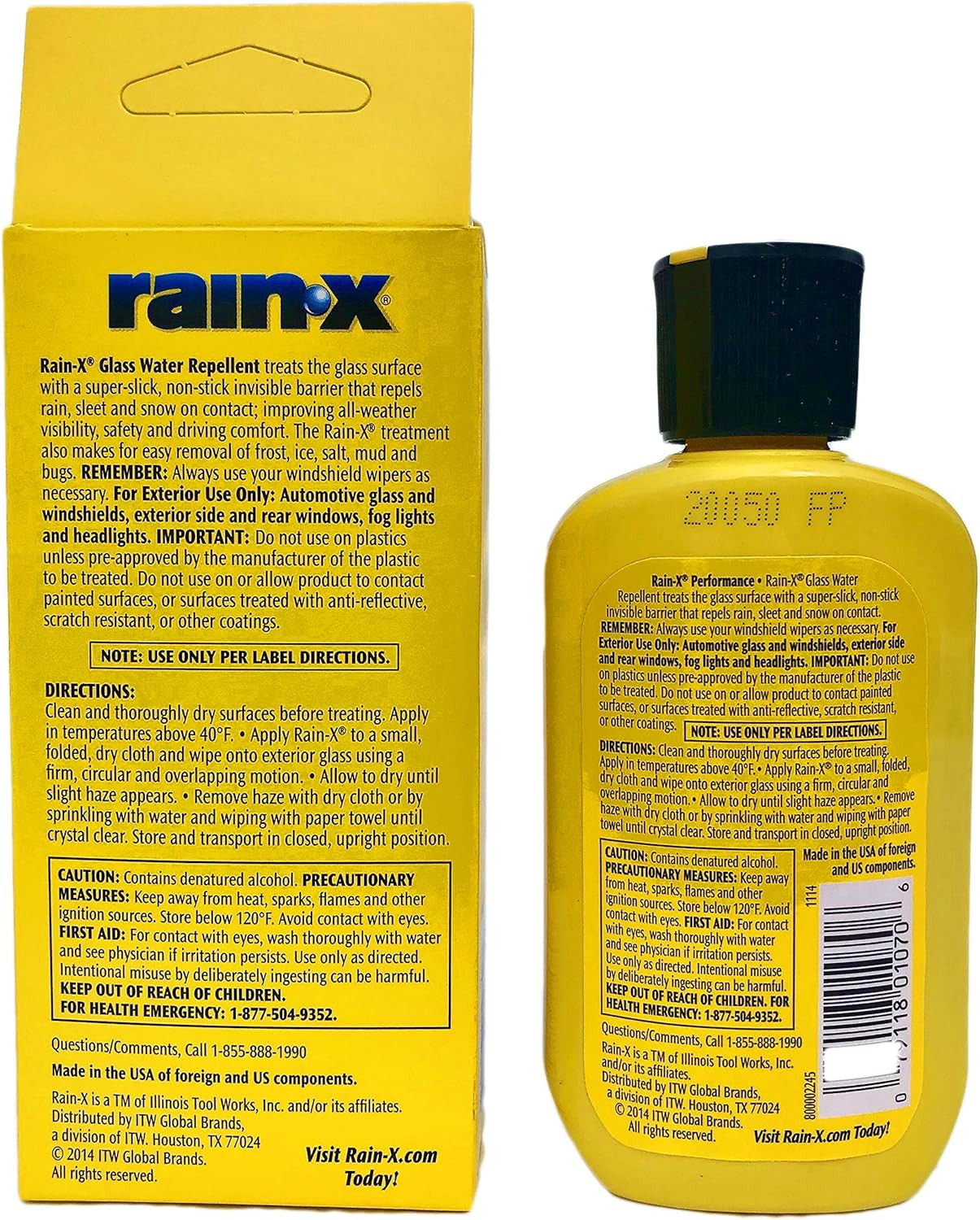 Original Windshield Treatment Glass Water Repellent (2),Liquid