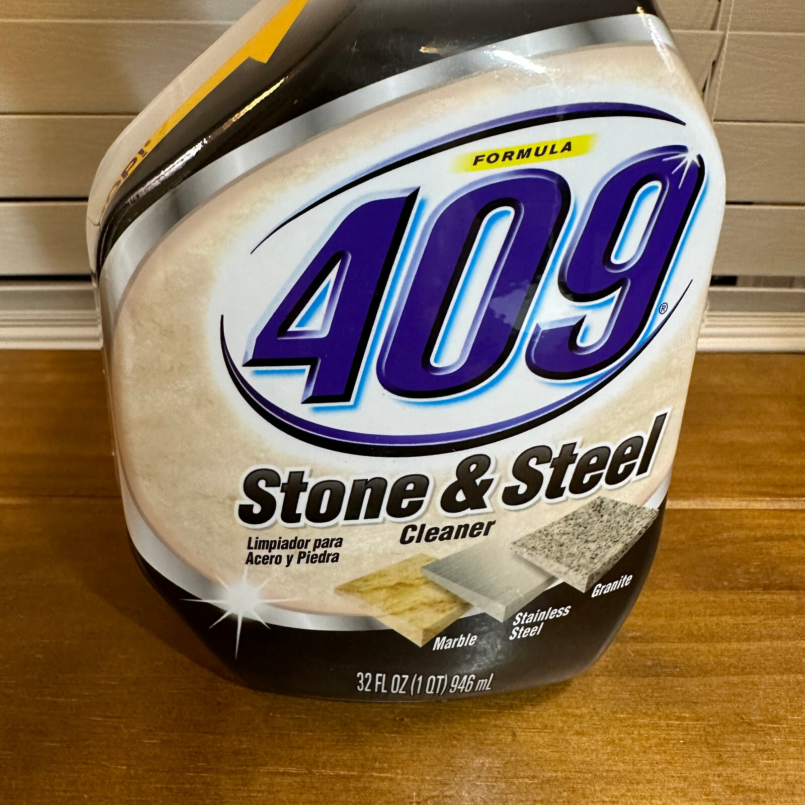 2 Bottles Formula 409 Stone Steel Cleaner Spray 32oz Each